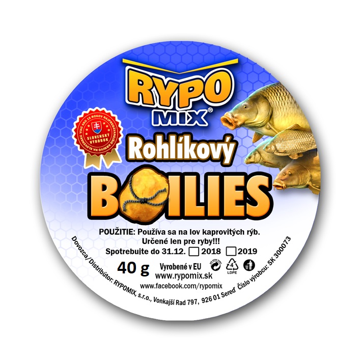 Rohlíkový boilies 40g ZIMA 2025