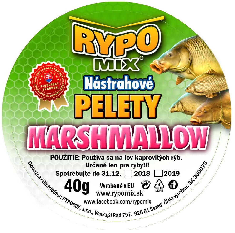 Marshmallow pelety 6mm 40g ZIMA 2025